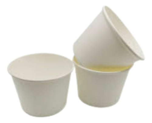 Vaso Para Helado 8 Onzas  50 Piezas Carton Encerado