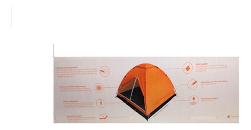 Imagen 3 de 7 de Carpa Uritorco 4 Personas Camping Bolso Kushiro Zona Norte