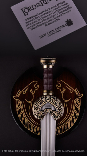 Espada Señor De Los Anillos Herugrim Theoden United Oficial