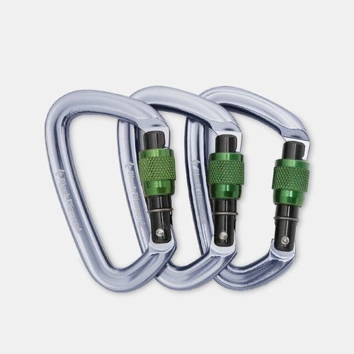 Black Diamond Positron Screwgate Carabiner Mosqueton -3 Pack