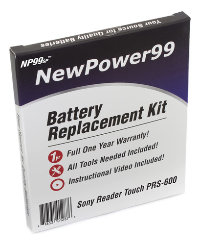Bateria Repuesto Kit Para Sony Reader Touch Edition Prs-600