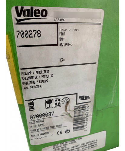 Farol Original Premio Csl Elba Fiorino 91/04 Cibie Argentino