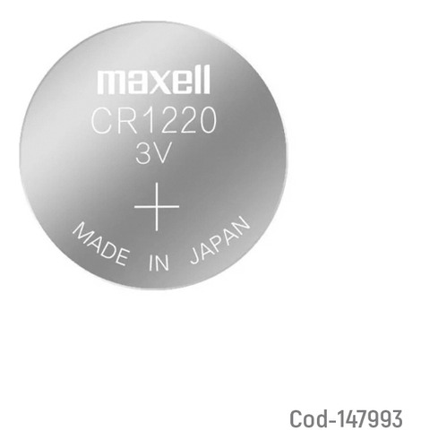 Pilas Maxell Cr1220 Lithium 3v