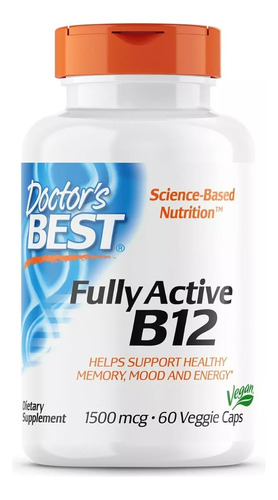 Vitamina B12 1500 Mcg Doctor's Best 60 Veggie Caps