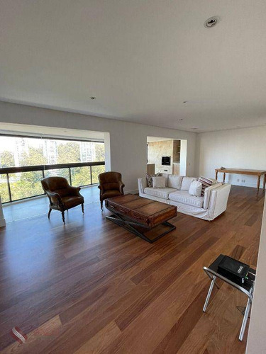 Imagem 1 de 30 de Apartamento Com 3 Dormitórios Para Alugar, 193 M² Por R$ 15.000/mês - Panamby - São Paulo/sp(ed) - Ap1199