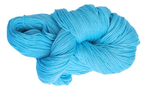 Lana Shetland Semigorda 900gr (6 Madejas De 150gr) Celeste