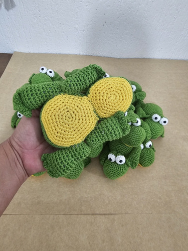 Ranita Amigurimi Tejido Artesanal, Hecho Con Amor
