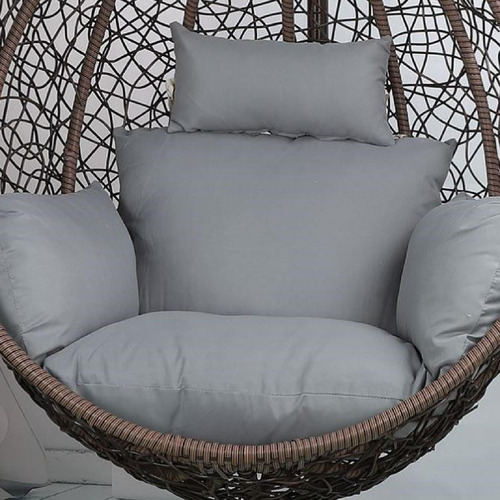 Cojín Para Silla Egg, Cojín Para Asiento, Fácil Gris