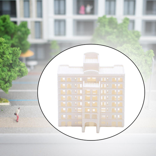 Edificio De Apartamentos En Miniatura, Casa 1. 800 Estilo E