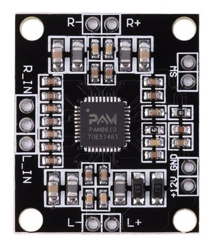 Modulo Amplificador Pam8610 2x10w 5v A 15v Arduino Clase D