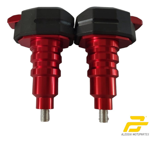 Slider De Aluminio Rojo Universal Alessia, Sli-015ro
