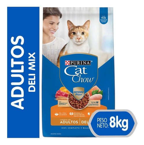 Alimento Cat Chow® Deli Mix Bolsa De 8 Kg Para Gato Adulto