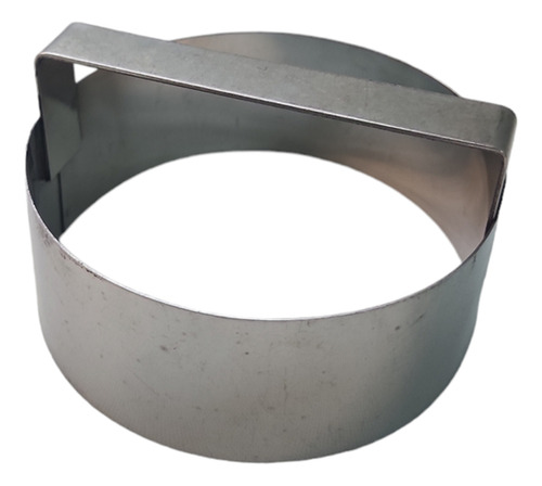 Cortante Para Empandas Acero Inox C/manija Acermel 12cm Color Plateado