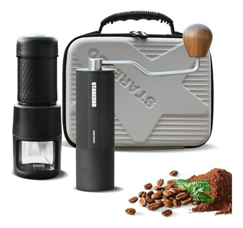  Set De Molinillo Y Máquina Espresso Portátil, Compatible Co