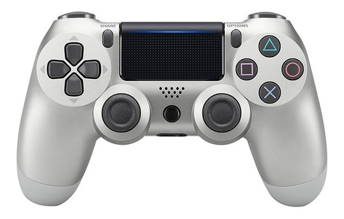 Control Compatible Ps4 Playstation 4 Gris Plata Silver Color Plateado