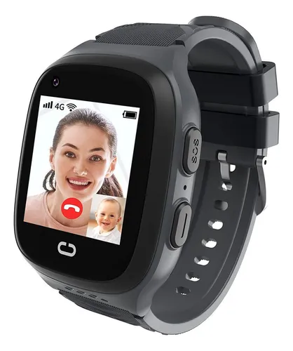 Smartwatch Genérica reloj inteligente Reloj inteligente con rastreador GPS  4G para niños y niñas de 3 a 15 años con rastreador GPS, llamadas, voz y  chat de video, alarma, podómetro, cámara, SOS