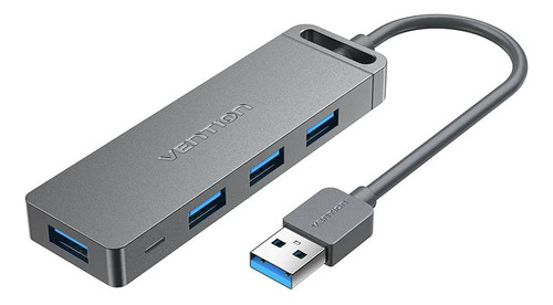 Hub Multipuerto Usb 3.0 X4 Micro Usb 5 En 1 Gris 1m Vention