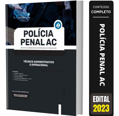 Apostila Policia Penal Ac - Técnico Administrativo