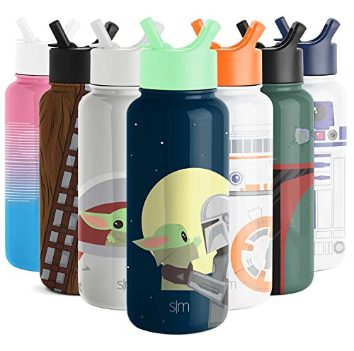 Botella De Agua Simple Modern Star Wars Mandalorian Summit