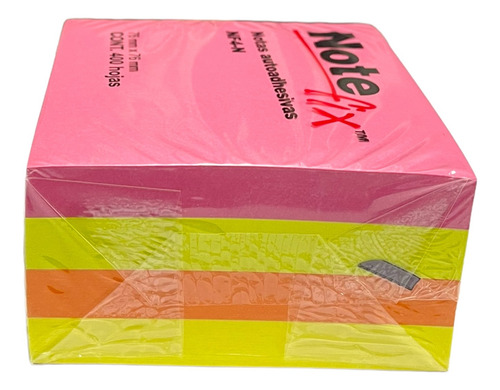 Cubo Notas Adhesivas 3m Note Fix 3x3 4x Blocks 100 Hojas C:u