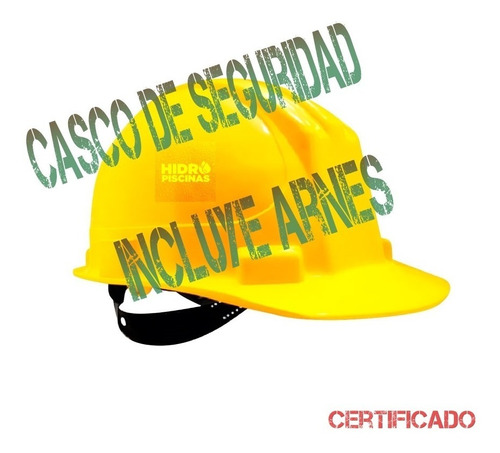 Casco Seguridad Certificado C/ Arnés Regulable Rueda Fravida Color Amarillo