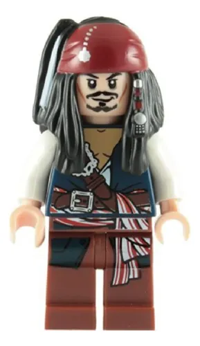 comprar Jack Sparrow Lego Pirates The Caribbean Minifigure