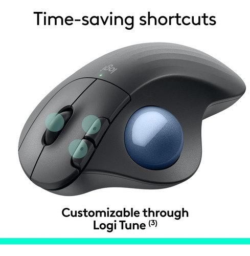 Trackball Inalámbrico Logitech Ergo M575 Para Negocios Graph