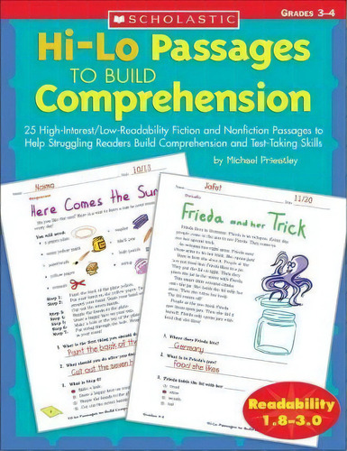 Hi-lo Passages To Build Comprehension : Grades 3-4, De Michael Priestley. Editorial Scholastic Us, Tapa Blanda En Inglés