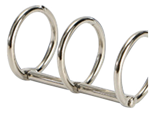 Carpetas De De Metal, 5 Piezas, 3 Anillos, 3 Plata 20mm
