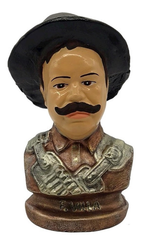 Busto De Pancho Villa 17cm