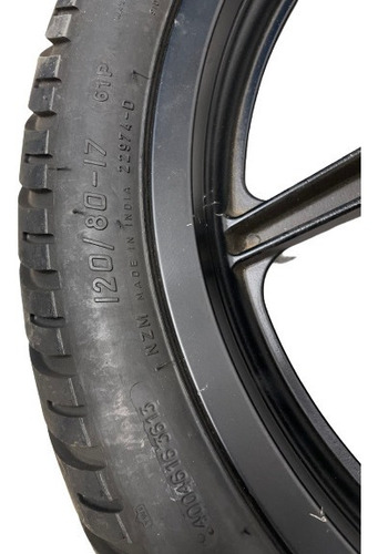 Imagen 2 de 6 de Rueda Trasera 120 80-17 Sin Disco Bajaj Rouser 220