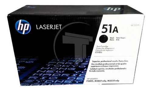 Recargamos Toner Hp Q7551a 51a P3005 M3027 Mfp M3035