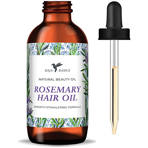 Baja Basics Rosemary Oil For Hair Growth Organic Vyppu