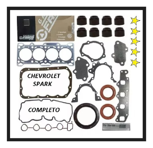  Juego Kit Empacaduras Completo Chevrolet Spark