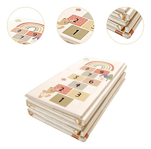 Alfombra De Juegos Para Bebés, Alfombra De 180cmx200cmx1cm