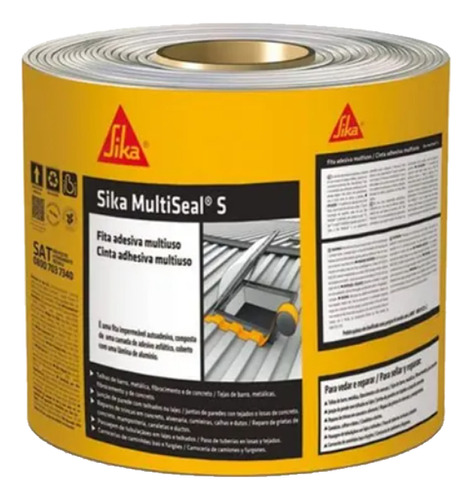 Sika Tapagoteras Multiseal S, Cinta Selladora 10cmx3m