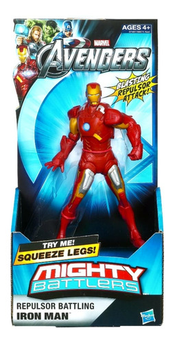 Marvel Avengers Iron Man Blasting Repulsor Atack N.u.e.v.o. (Usado)