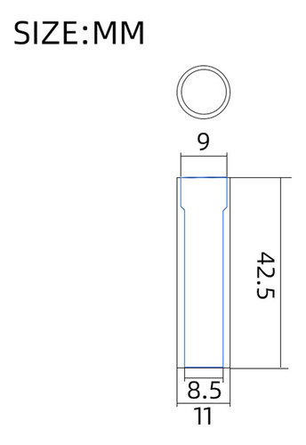 Tubo De Barra De De Guitarra De Palisandro Para Reemplazo De