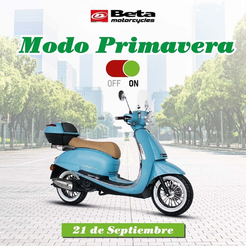 Imagen 25 de 25 de Moto Scooter Beta Tempo 150 Deluxe Vintage Beige Patentada