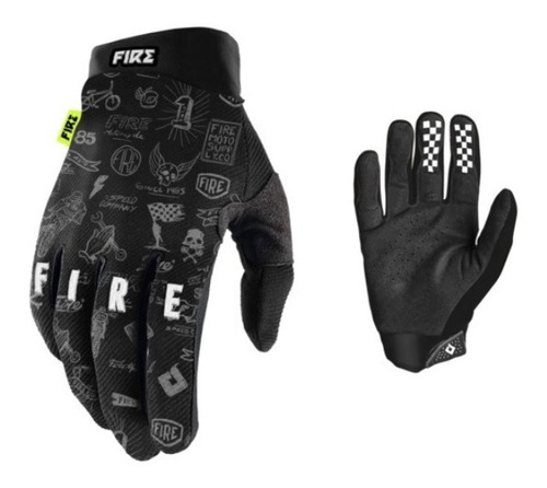 Guantes Moto Cross Enduro Fire Journal Solomototeam