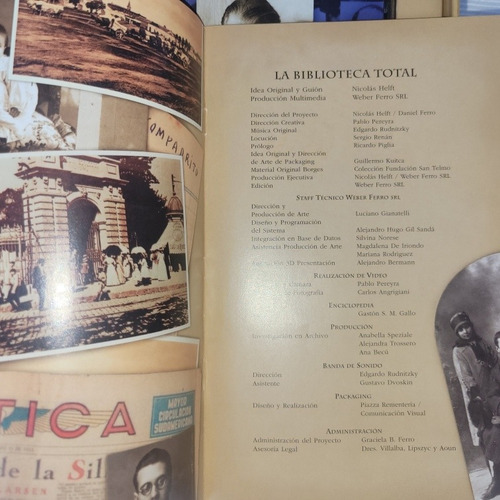 Imagen 6 de 6 de La Biblioteca Total Viaje Por Universo Borges La Nacion Cd