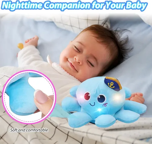 Pulpo Bailarín Musical Con Luces Y Sensor Bump&Go – Juguete Para Bebés Tummy Time Y Niños A Partir De 3 Años