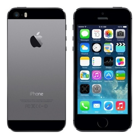 Celular iPhone Ref 5s 16gb 8mp Recertificado Space Gray (Reacondicionado)
