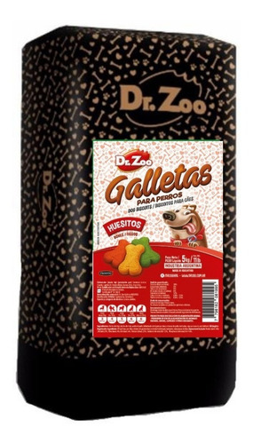 Snack Perro Dr. Zoo Bolsa Galletitas Huesitos X 5kg