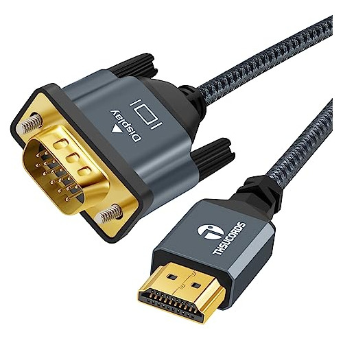 Cable Hdmi A Vga Thsucords 6.6ft. Adaptador Hdmi A Vga