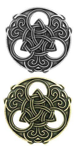 Pin De Broche Vikingo De 2 Piezas - Broche De Escudo Para