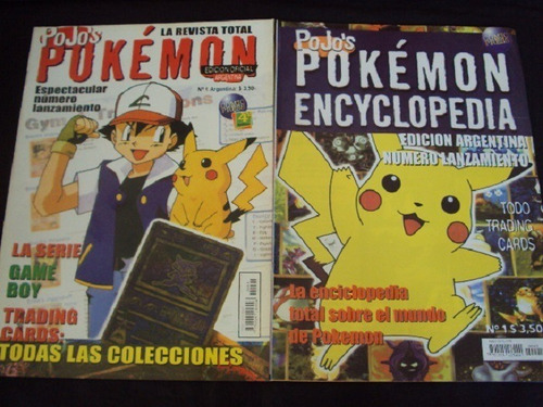 Pack Revistas Pokemon - 2 Ejs