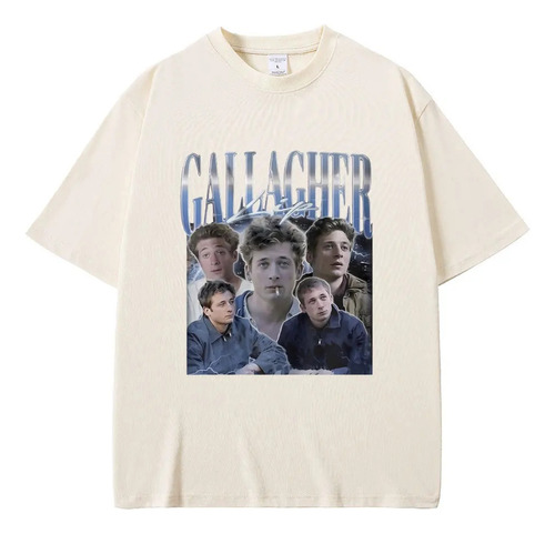 Camiseta De Algodón Con Estampado Gráfico Lip Gallagher