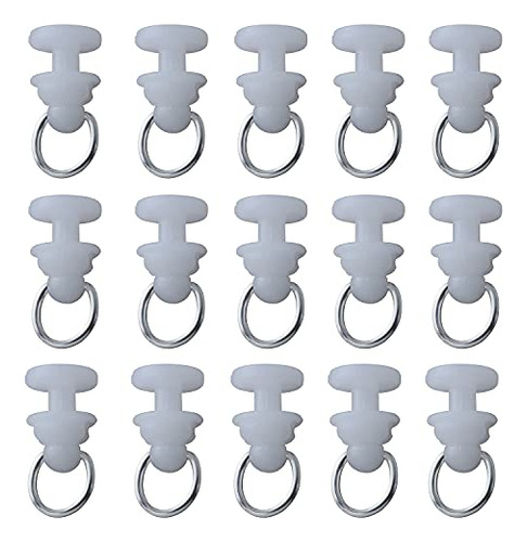 50pcs Plastic Curtain Track Carrier Slide Roller Curtai...