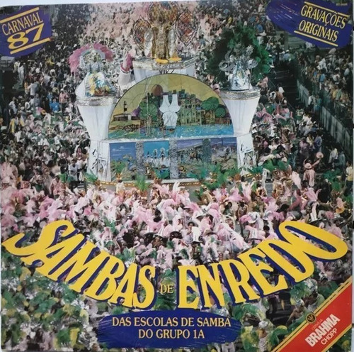 Lp Vinil Sambas Enredo Escolas Grupo 1 Carnaval Disco De1987